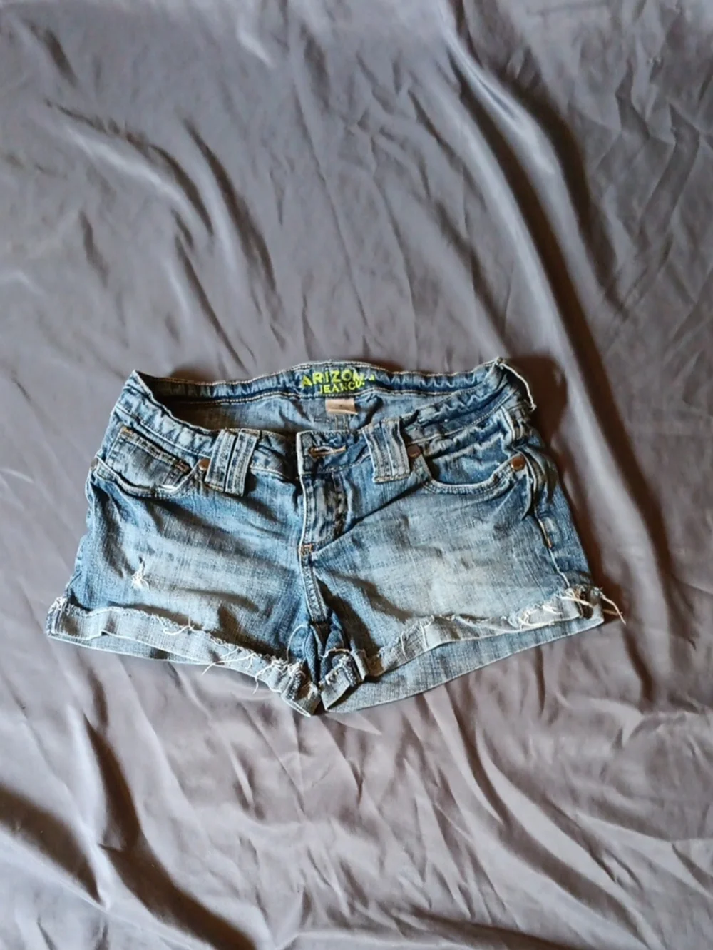Arizona Juniors Light Blue Denim  Shorts